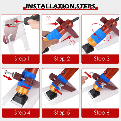 Brolteja Carpet Cutter, Tufting Gun Trimmer Carpet Cutter with Shear Guide, 200W Carpet Trimmer with Shear Guide, for pets and tufted carpets