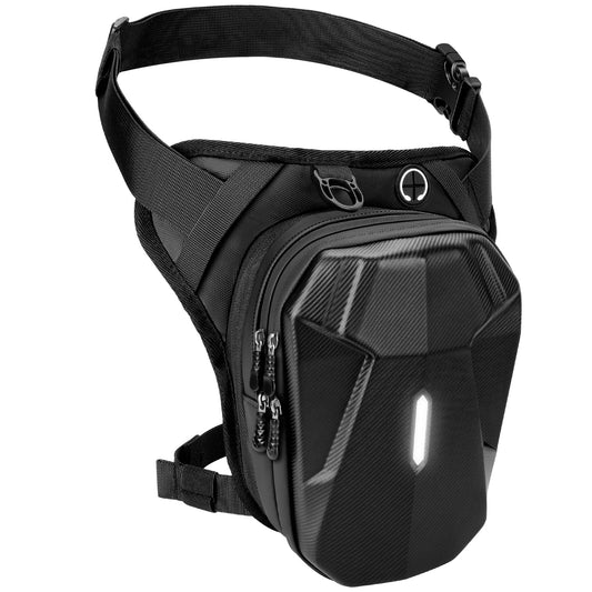 ISEYOU leg bag motorcycle, thigh bag for men and women, leg bag with detachable leg straps multifunctional bag for hiking, camping, climbing, running, sports, and work. Luggage rolls.