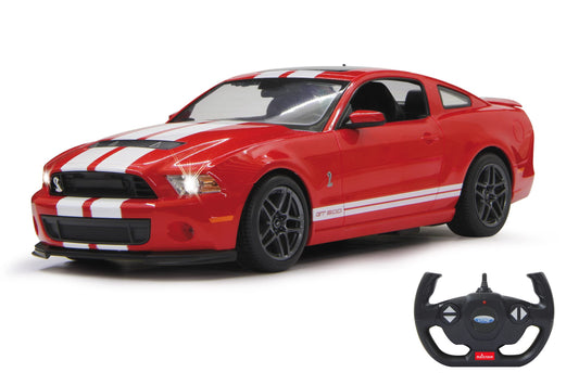 JAMARA Ford Shelby GT500 1:14 2.4GHz - officially licensed, approx. 1 hour drive time at 11 Km/h, LED lights, perfectly recreated details, detailed interior, high-quality craftsmanship.