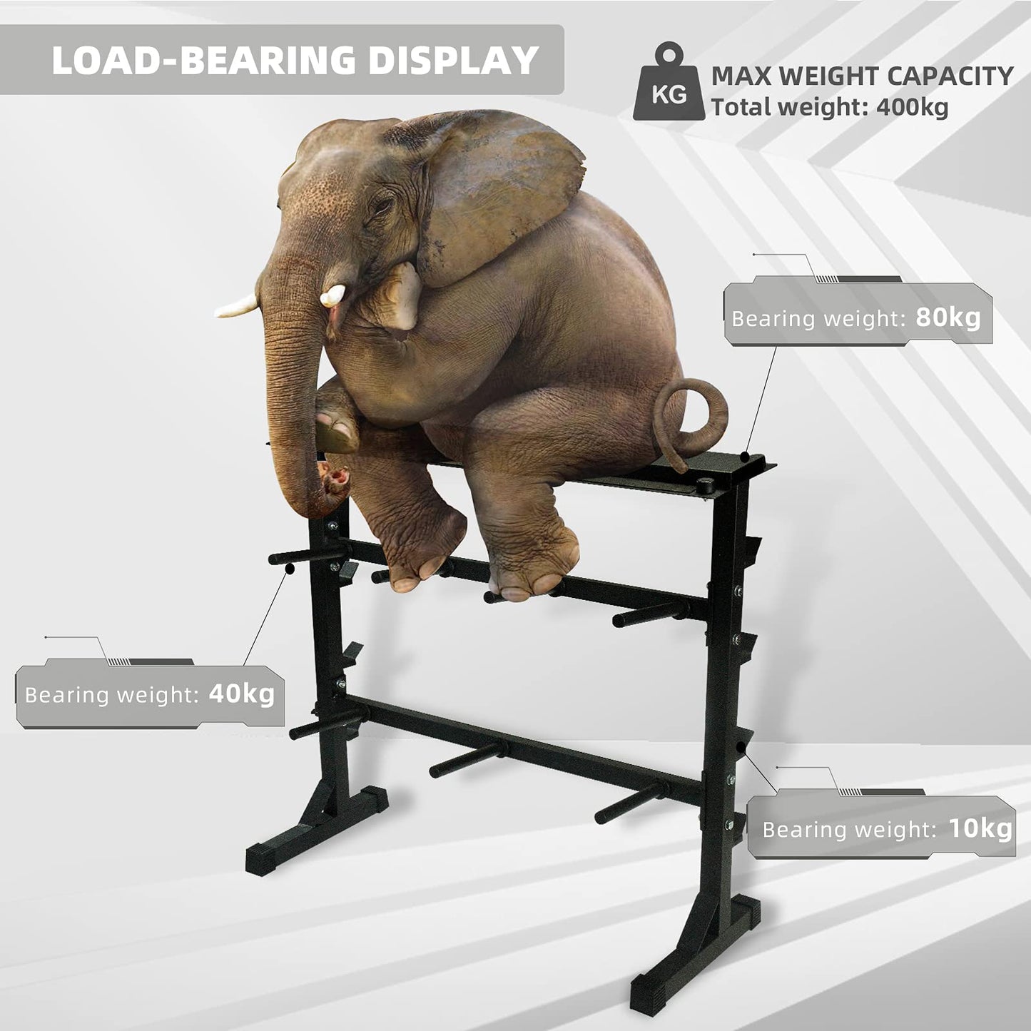 CCLIFE Dumbbell Rack Dumbbell Stand Weight Rack Barbell Rack Barbell Stand ZERRO