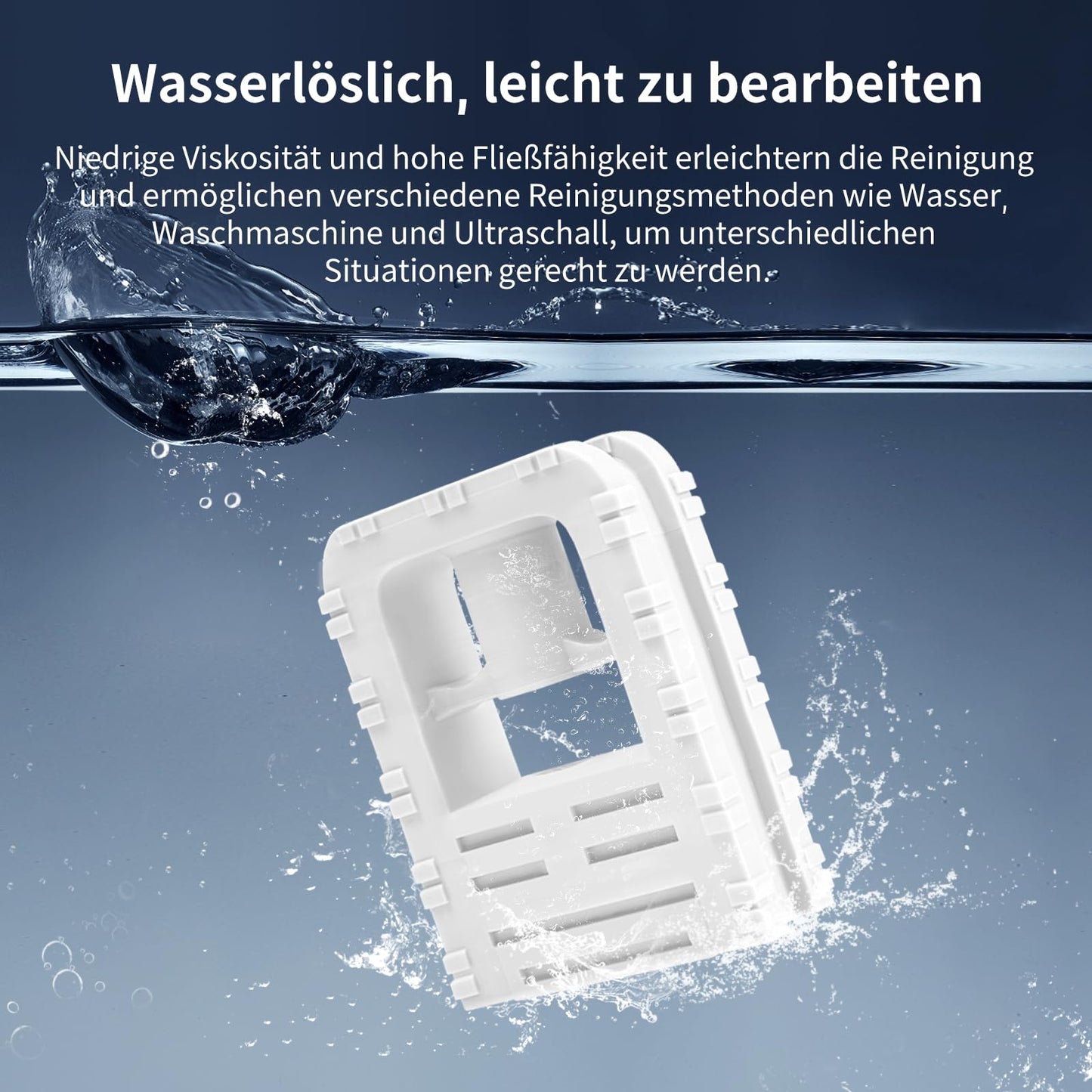 Water Washable ABS-Like Resin V2, ANYCUBIC 3D Printer Resin Odorless, High Hardness and Durability, High Precision 405nm UV-Curing Resin for 4/6/8K LCD/DLP 3D Printers, White 1000g