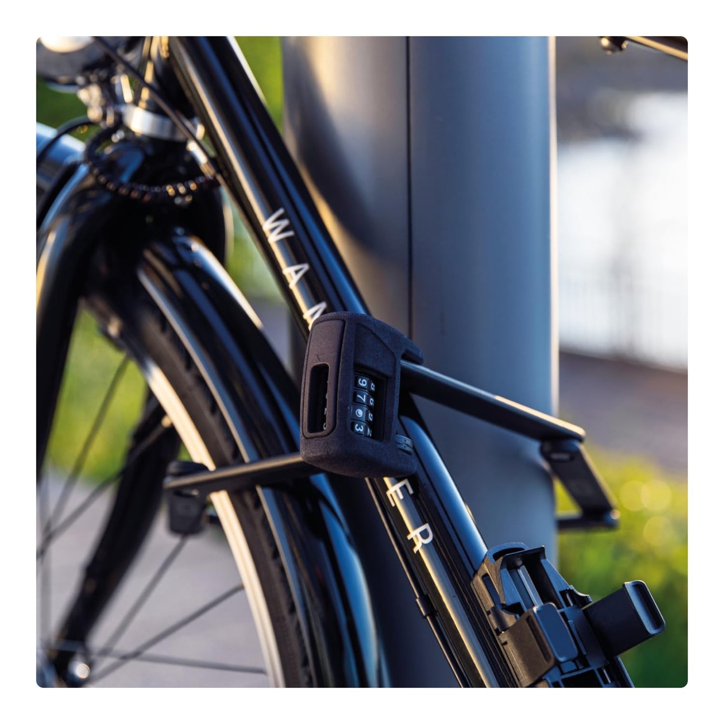 ABUS folding lock Bordo 6000C with SH lock holder - combination lock made of hardened steel - with 4-digit code - ABUS security level 10 - length 90 cm