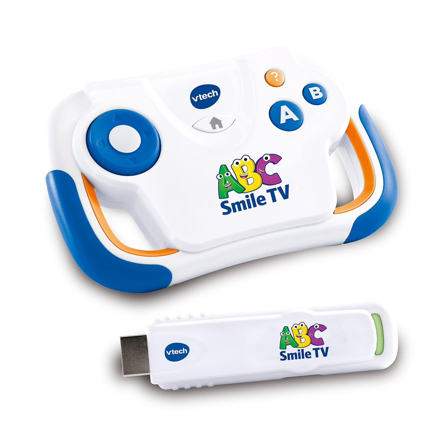 Vtech ABC Smile TV - Wireless learning console with HDMI stick for the TV with 15 game levels for hours of educational fun - For ages 3-7 - German