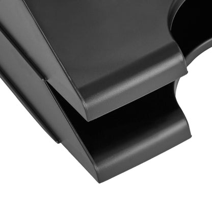 Amazon Basics 2-Pack Stackable Black Letter Trays & Stapler with 1,000 Staples, Black