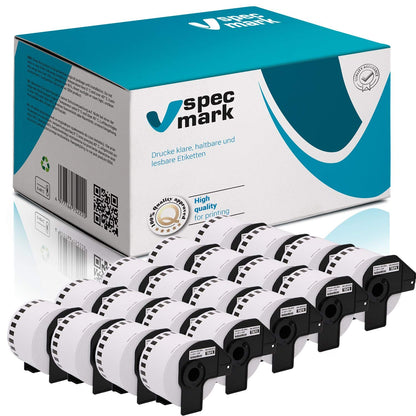 specmark 20 rolls continuous labels compatible with Brother DK-N55224 54mm x 30.48m labels for all QL label printers QL-570 QL-700 QL-800