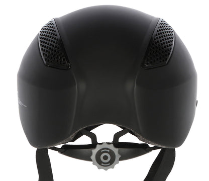 Kerbl Covallerio riding helmet eXite, disc system, fast-click closure, unisex L/XL, black