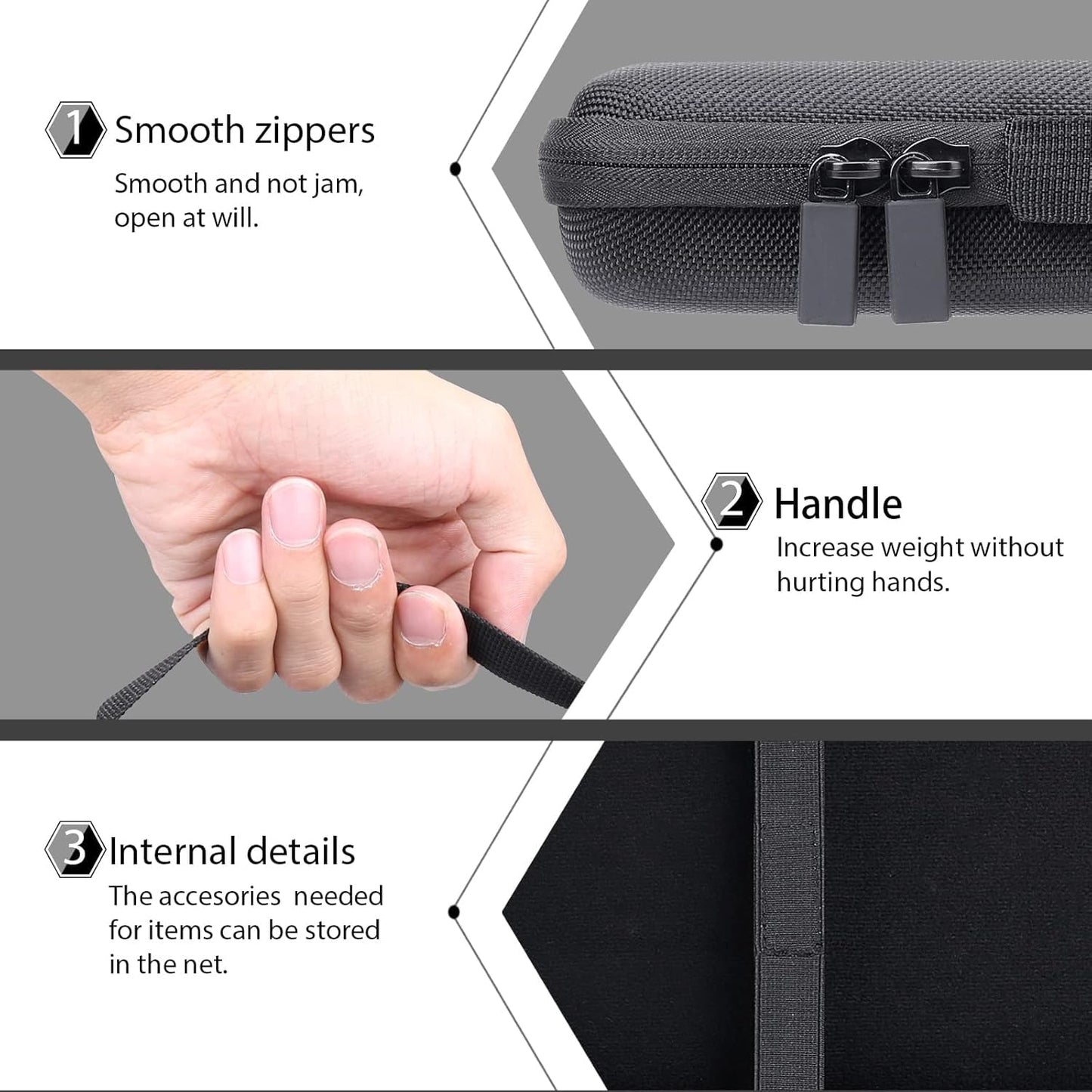 co2CREA Hard Case Cover for Logitech MX Mechanical Mini Wireless Keyboard and Anywhere 3S/Anywhere 3 Wireless Mouse Combo, Case Only.