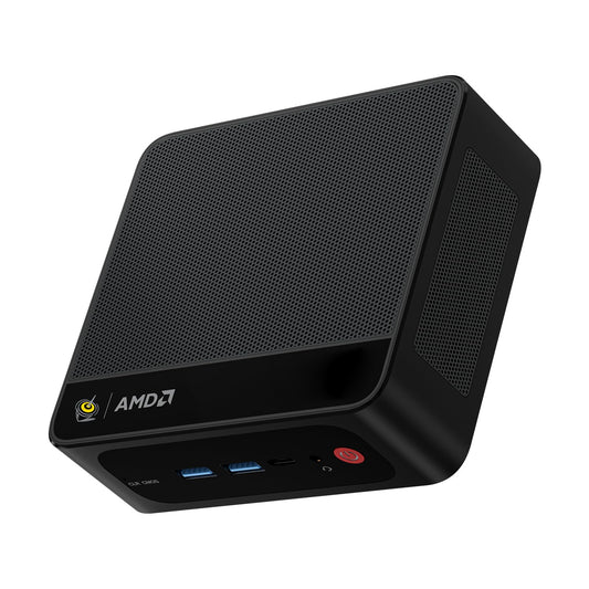 Beelink AMD Mini PC Ryzen 7 5825U (8C/16T, up to 4.5GHz), SER5 Pro Mini Computer with Windows 11 Pro, 32GB DDR4 RAM/500GB M.2 PCIe 3.0 SSD, 4K Triple Displays, DP, HDMI, Type-C, WiFi 6, BT 5.2, 2.5G LAN.