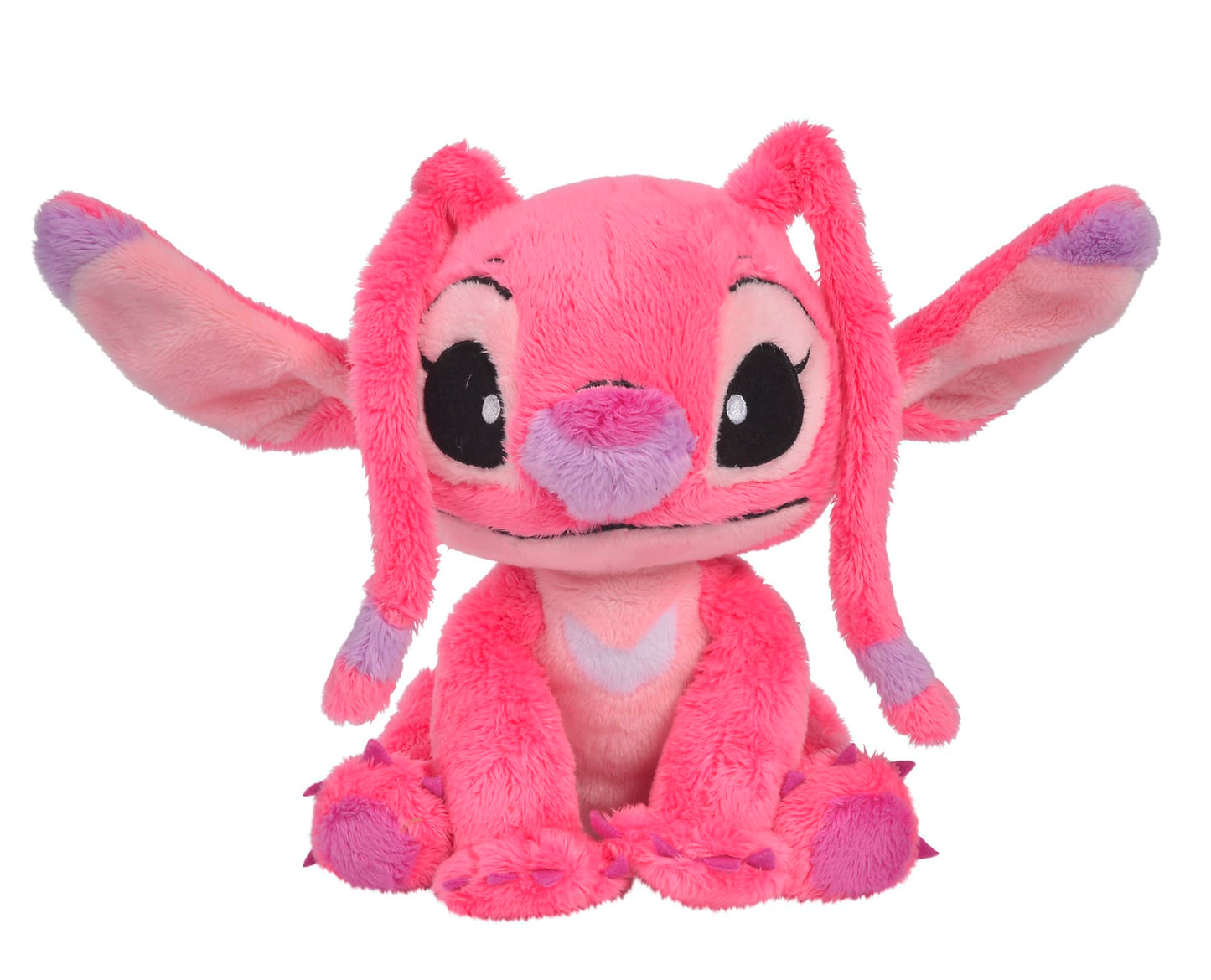 Simba 6315876953NPB - Disney Lilo and Stitch, plush toy 25cm & 6315876954NPB - Disney Lilo and Stitch plush figure, 25cm, Angel, cuddly toy, suitable from the first months of life.