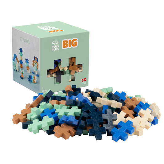 Plus-Plus 3489 Great construction toy, BIG Breeze, creative building blocks in storage box for children from 12 months, 100 pieces.