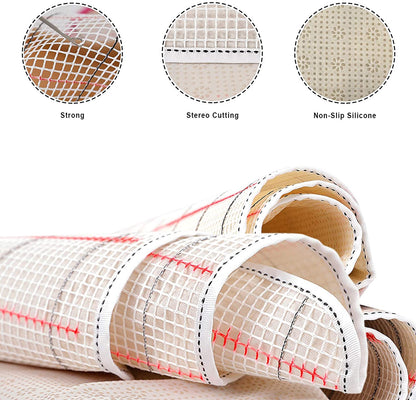 ROCKY&CHAO Latch Hook Rug Kit, 60x40cm DIY Knitting Carpet Set for Children and Adults.