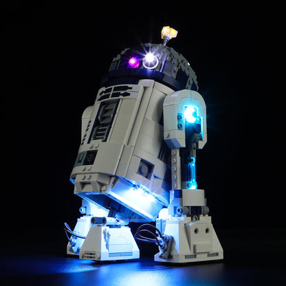 BRIKSMAX LED Light for Lego R2-D2 75379 - Compatible with Lego Star Wars building model - Without Lego Set