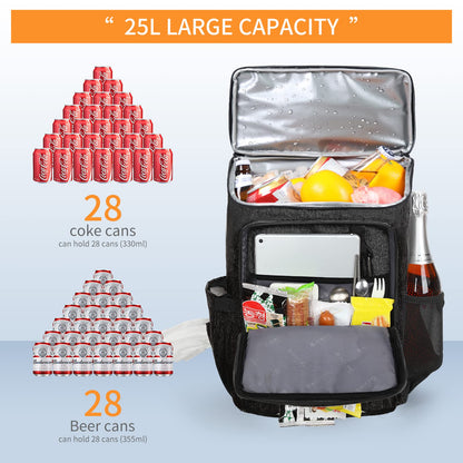 Aoking SN1075 thermal backpack in shades of gray, 24 l