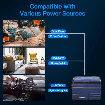 AAOBOSI cooler 12v 230v compressor