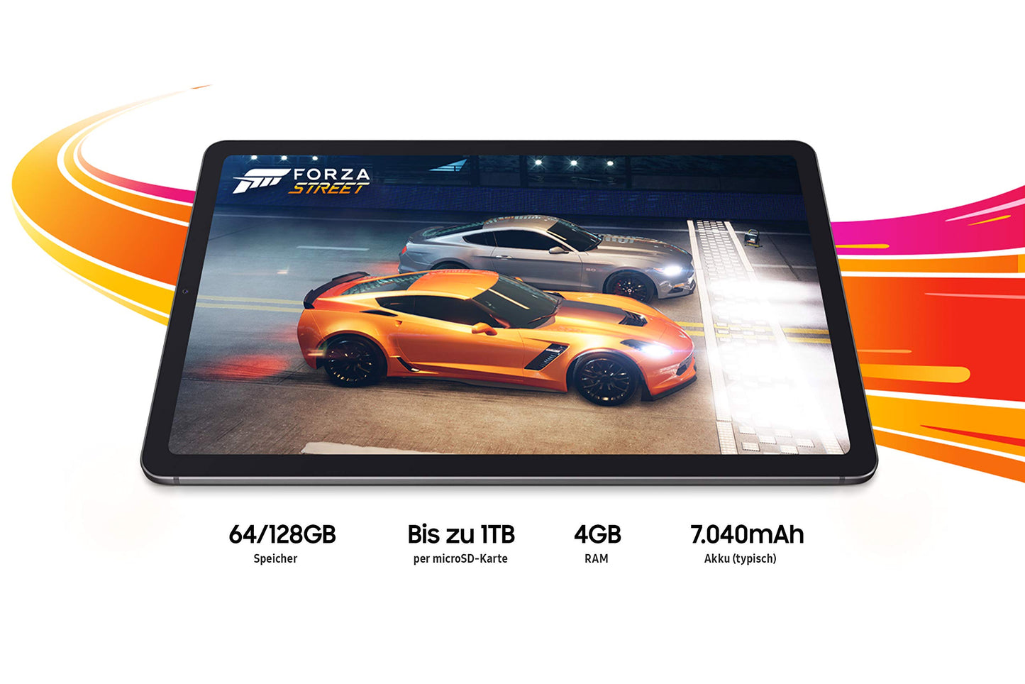 Samsung Galaxy Tab S6 Lite (2022), 10.4-inch TFT display, 64GB storage, WiFi, Android tablet with S Pen, Oxford Gray, includes 36-month manufacturer warranty.
