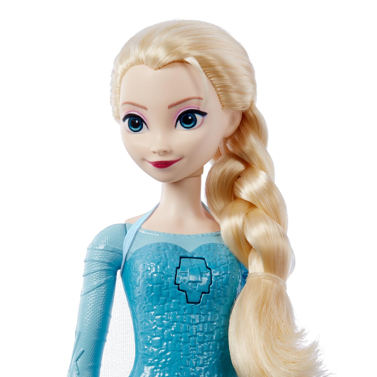 Mattel Disney Frozen Singing Elsa Fashion Doll in movie-inspired outfit sings "Let It Go" in English, French, German, Italian, JDL58