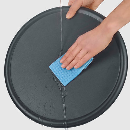 SEVERIN Crêpe Maker, crepe iron for sweet crepes and savory galettes, with removable XXL grill plate (38 cm), approx. 1,500 W, stainless steel brushed/black, CM 2199