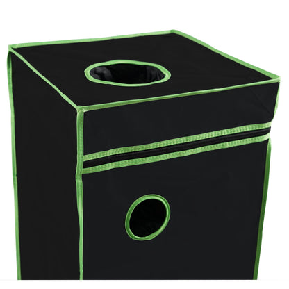 Zelsius grow tent MyHomeGrow Grow Tent | Indoor grow room | Grow cabinet Darkroom plant tent greenhouse cultivation tent (140 x 140 x 200 cm, grey)