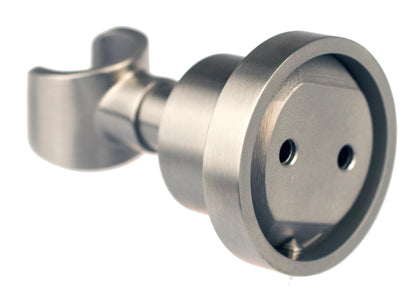 Heavy-duty stainless steel shower holder with ball joint universal model KF - B808