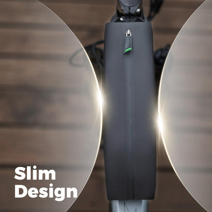 ROCKBROS Bike Frame Bag 100% Waterproof, Durable & Secure Mounting Bicycle Handlebar Bag Top Tube Bag Black 1.6 L for Road Bike MTB