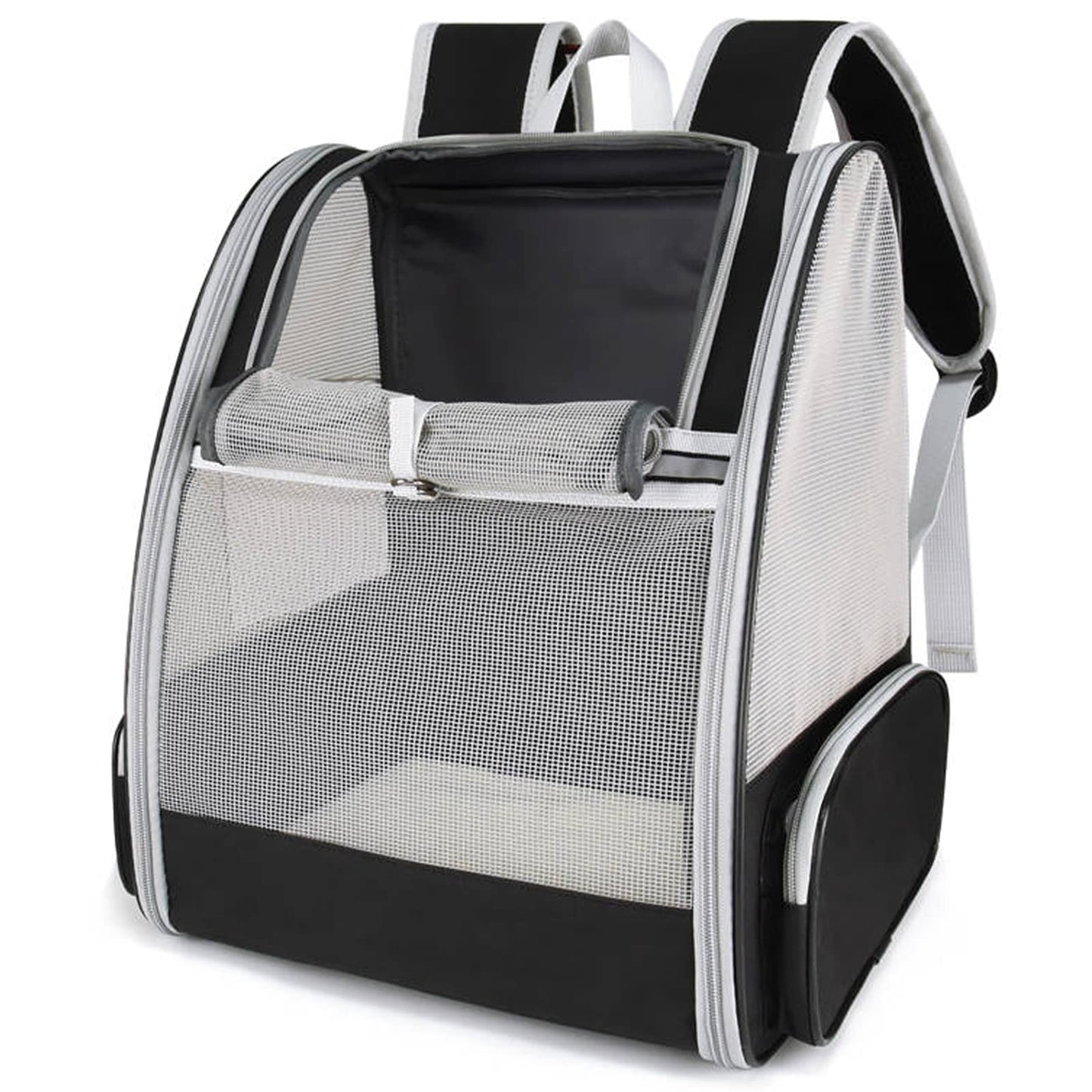 Dog backpack, cat backpack. Backpacks for small dogs and cats, pet carrier transport box cat foldable transport bag dog house breathable travel bag.