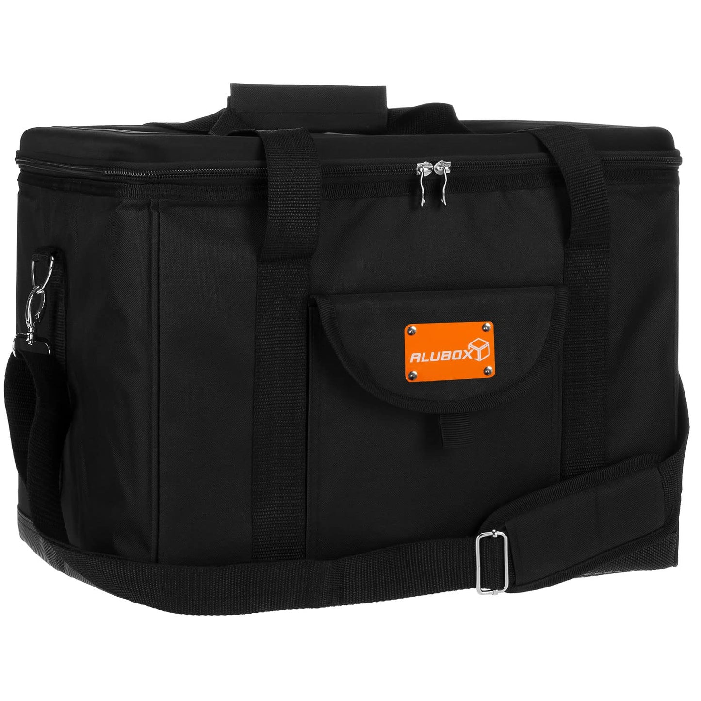 ALUBOX Picnic Cooler XL Black Edition 40 liters Insulated Bag Picnic Bag Polyester black