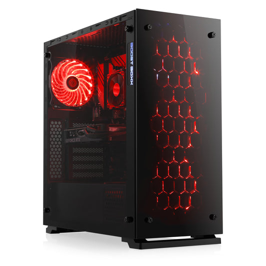 Gaming PC with Windows 11 Home | AMD Ryzen 5 5500 6x3.6GHz | RTX 3050 | 1000GB M.2 NVMe | 32GB DDR4 RAM | WIFI | Gaming computer for gamers, desktop PC for playing | A10170