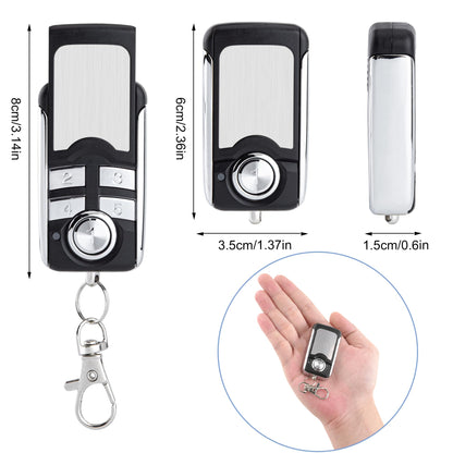2 pieces garage door opener remote control compatible with Hörmann transmitters HSM4 HSE2 HS1 HS4 HSZ1 HSZ2 868 BS for Hörmann BiSecur SupraMatic ProMatic RollMatic RotaMatic garage door openers.
