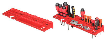 PAFEN tool board - 1152 x 780 mm - Set of 58 tool holders with pegboard storage system. Tool pegboard wall shelf for workshop storage.