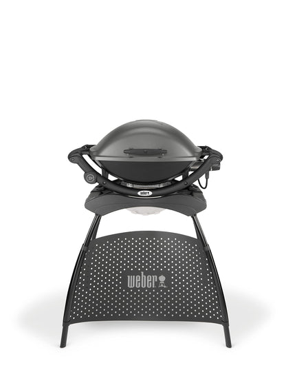 Weber Q 2400 Grill, 2200 W, Gray, rectangular, aluminum, stainless steel, 68 cm l x 130 cm w x 130 cm h