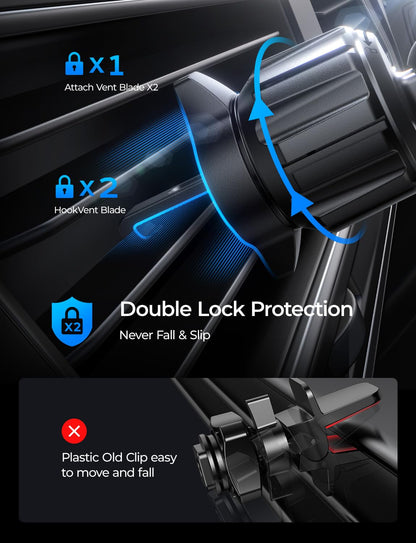 LISEN 15W for Magsafe car mount with charging function phone holder Car MagSafe charger Car Wireless Charger Car Magnet Phone Holder Car for iPhone 17/16/15/14/13/12 ProMax Mini Plus Series