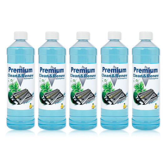 5 liters of premium shaver head cleaner for refilling Braun Clean&Charge stations in the Series 5: 5070cc / 5090cc.