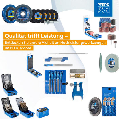 Horse grinding disc, 10 pieces, 125 x 7.2mm, X-LOCK (22.23mm), PSF STEEL, 62011125 - for fast and comfortable tool changes.