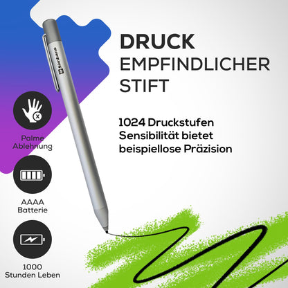 PicassoTab X Drawing Tablet • No computer required • Drawing apps & tutorials • 4 bonus items • Stylus pen • Portable • Standalone • 10-inch screen • For digital art creators • PCX