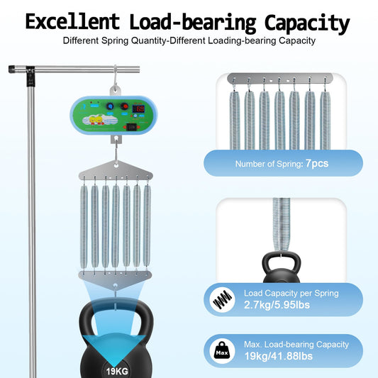 TESUGN Hanging electric cradle controller, noiseless adjustable electric baby swing baby rocker controller with 7 pieces spring up to 21 kg for the baby spring cradle and baby hammock