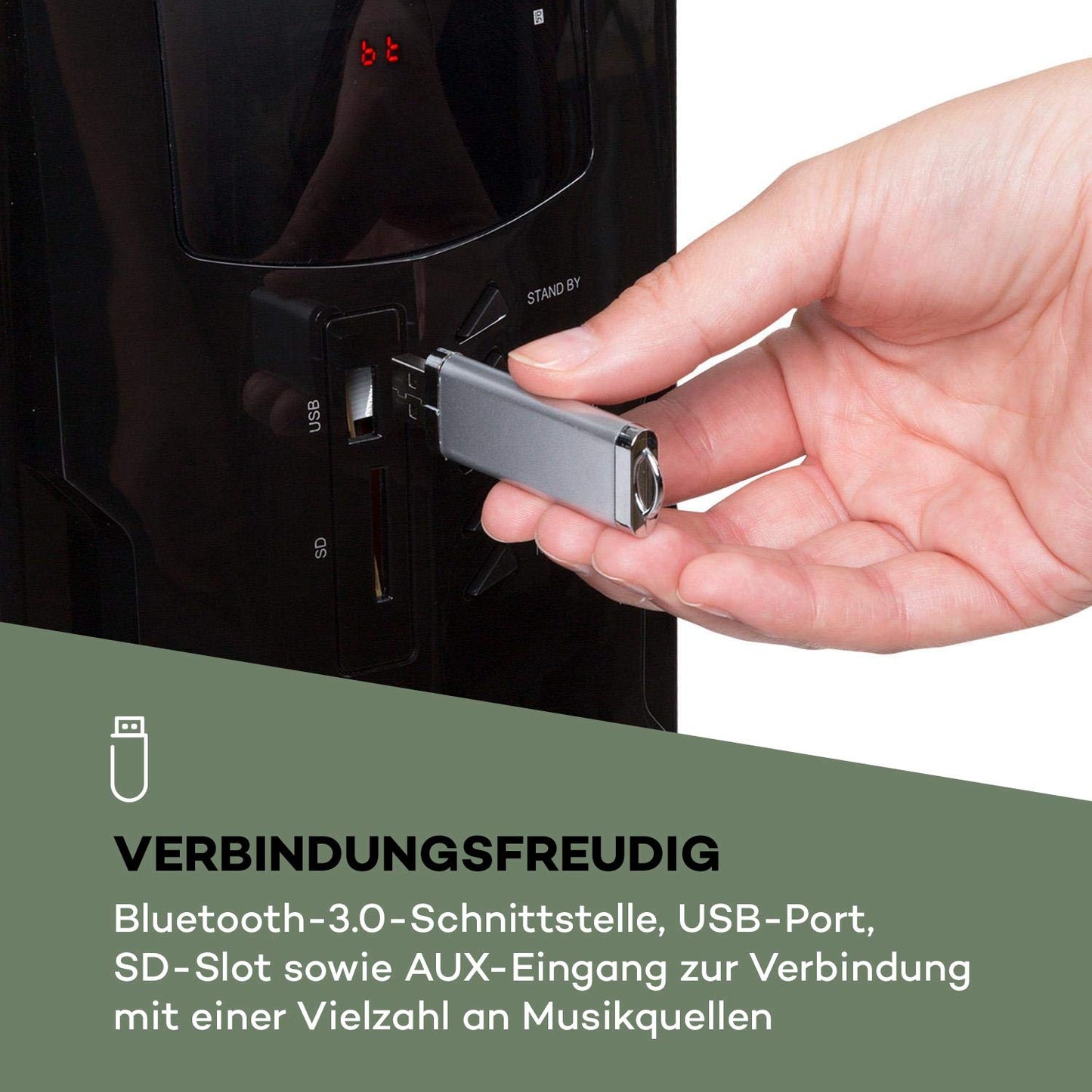 auna Areal Nobility Surround Home Cinema 5.1 Sound System Home Theater Speaker System 5.1 home theater system with 120 watts RMS, 13.3 cm (5.25") subwoofer, satellite speakers, black