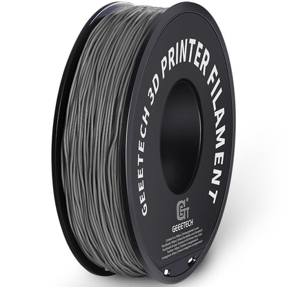 GEEETECH TPU Filament 1.75mm +/- 0.02mm for 3D printers, 1KG 1 Spool Grey