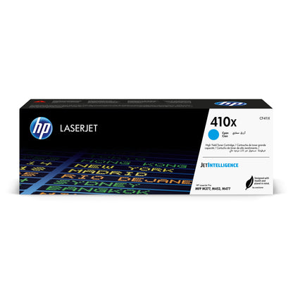 Toner 410X, 5000 pages, coverage (%) 5%, for laser printer type, cyan