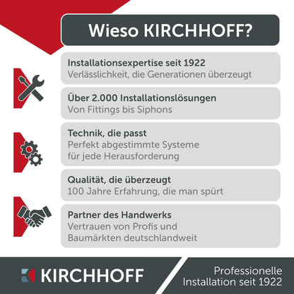 Kirchhoff Fitting Connection Angle 90° | Plastic | 25 x 25 mm | for HDPE pipe | 3 pieces in a set | Various sizes | DVGW certified | Drinking water quality | Made in EU, Black, 25 mm, 984845217-3