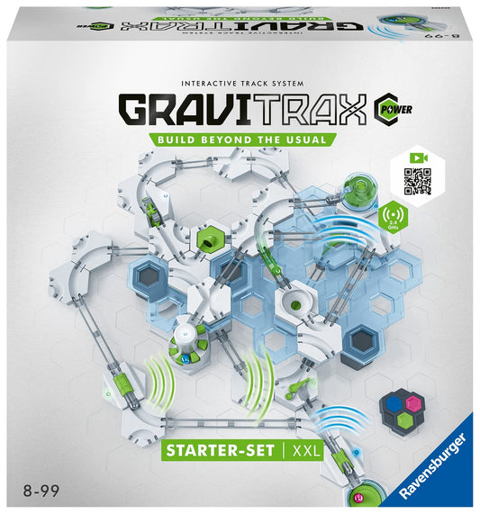 Ravensburger GraviTrax POWER Starter Set XXL for kids aged 8+ & Ravensburger GraviTrax POWER Expansion Interaction. Electronic accessories for spectacular marble runs, for kids aged 8+.