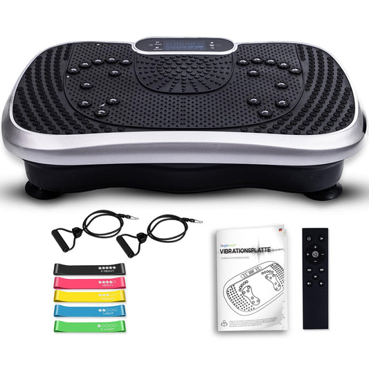 Vibration plate - 99 intensity levels - 5 training programs - Fitness equipment for home - Massage and sports device with Bluetooth for home workout - WeightWorld