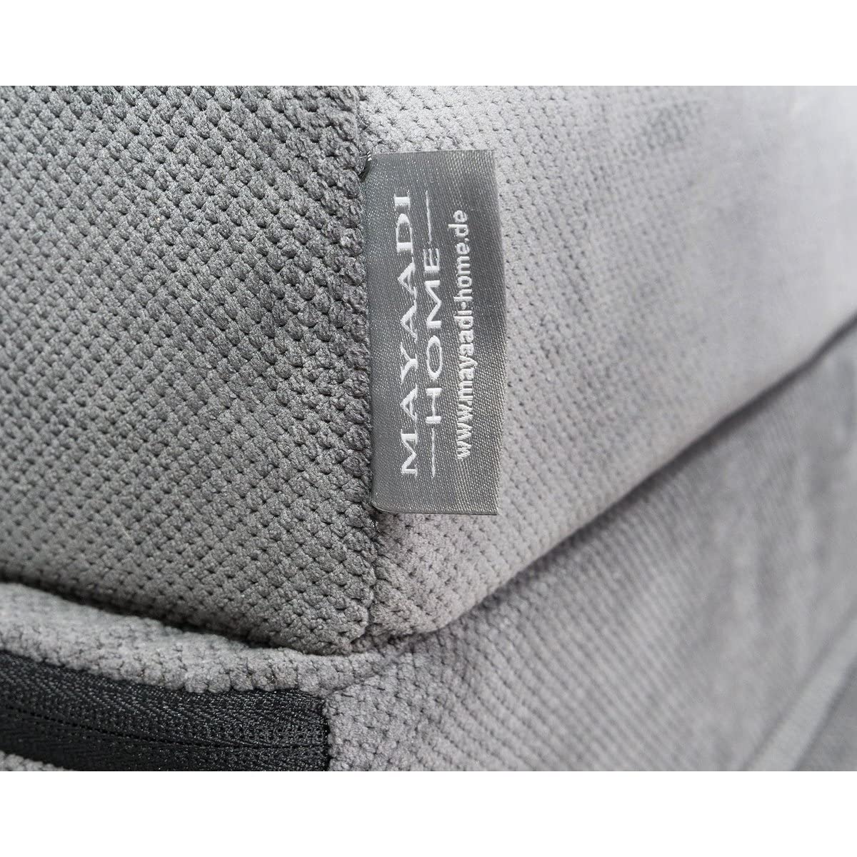 Premium sleeping pad for SpaceTourer, Traveller, Proace Verso & Zafira Live | Folding mattress 190x140x10cm, Dark Grey | Foldable mattress for bus, camping foldable mattress