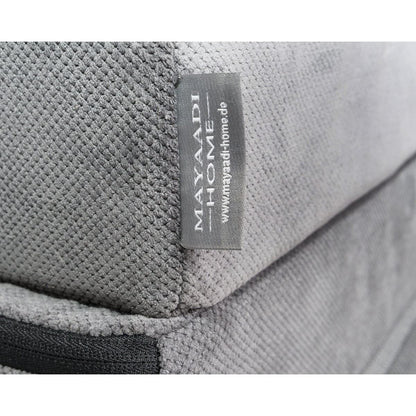 Premium sleeping pad for SpaceTourer, Traveller, Proace Verso & Zafira Live | Folding mattress 190x140x10cm, Dark Grey | Foldable mattress for bus, camping foldable mattress