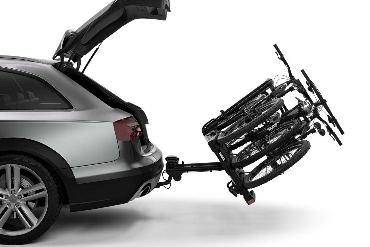 Thule EasyFold XT Bike Rack for Hitch Mount 3 Bikes Black