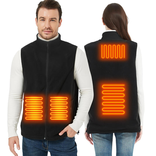 ISOPHO Heated Vest Women Men, Heated Vest USB Charging Heated Vest Unisex Warming Heated Vest with 13 Adjustable Temperature, Heated Jacket Winter Vest for Outdoor Hiking (No Battery)