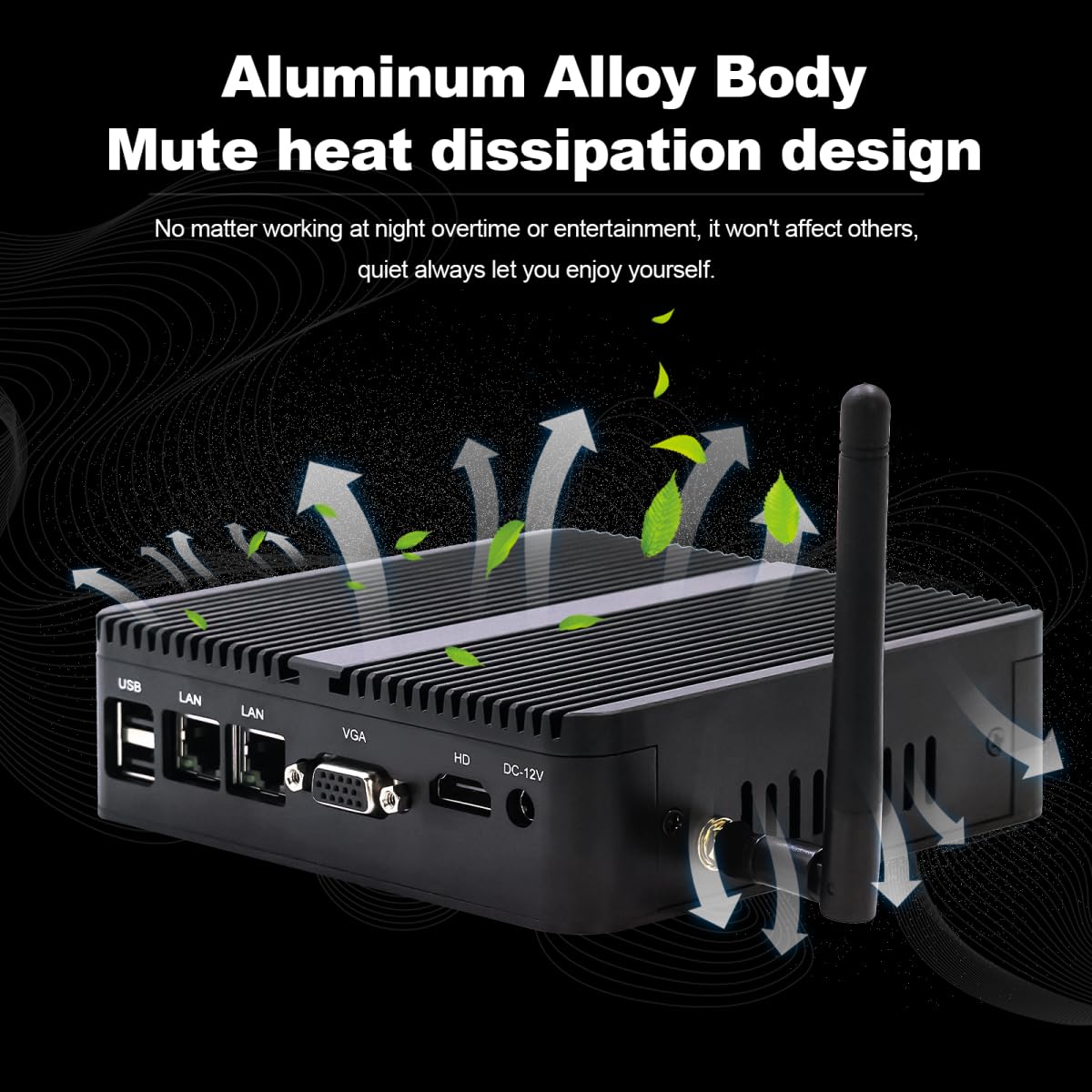 WEIDIAN Industrial PC Fanless Mini PC Celeron J4125, 8GB RAM 128GB SSD, 2RS232 COM, 2Gigabit LAN, HD+VGA, Win11 Fanless Industrial Fanless Embedded Mini Computer Linux Auto Power On.