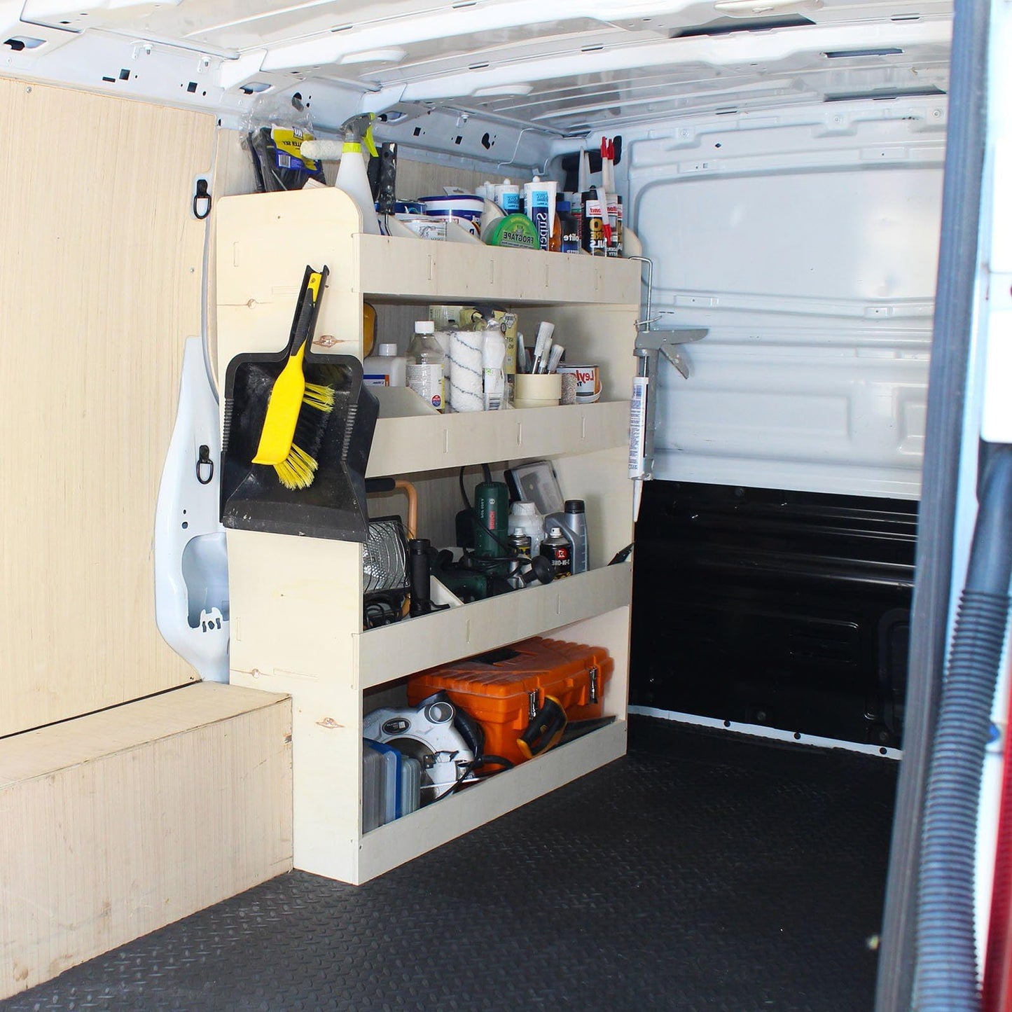 Vanify - Compatible with Renault TRAFIC L1 2015+ vehicle shelving, front driver-side shelf.