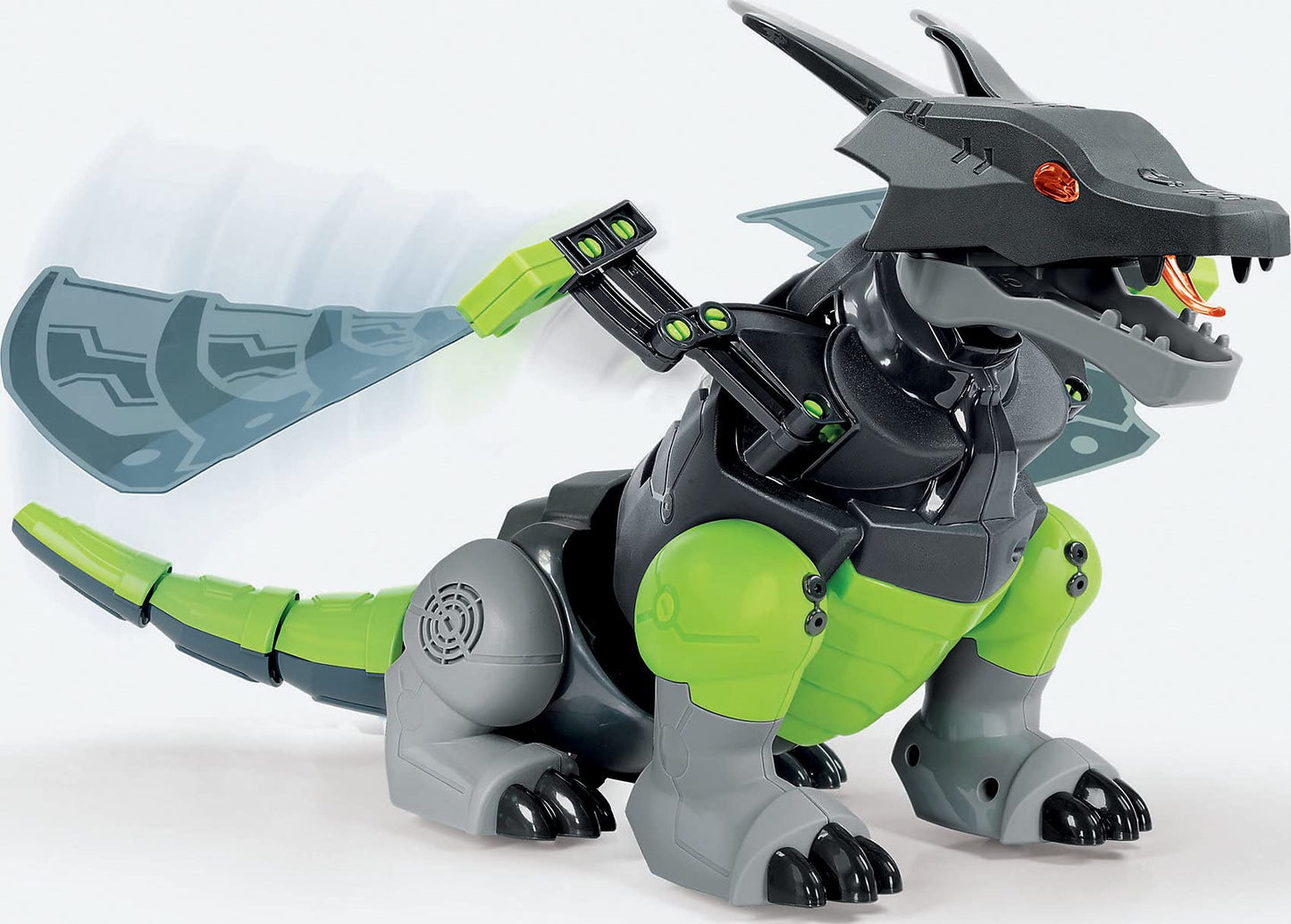 Clementoni Galileo Robotics - Mecha Dragon, dragon robot model kit, 3 motors, sensors & app control, electronic toy for kids ages 8 and up 59215