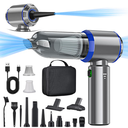 Handheld Cordless Vacuum, 3-in-1 Handheld Vacuum, 25000PA Strong Car Vacuum, 3-Speed 220000 RPM Handheld Vacuum, Cordless Mini Vacuum for Car, Kitchen, PC, Sofa, Office, Home & Pet Hair Cleaning.