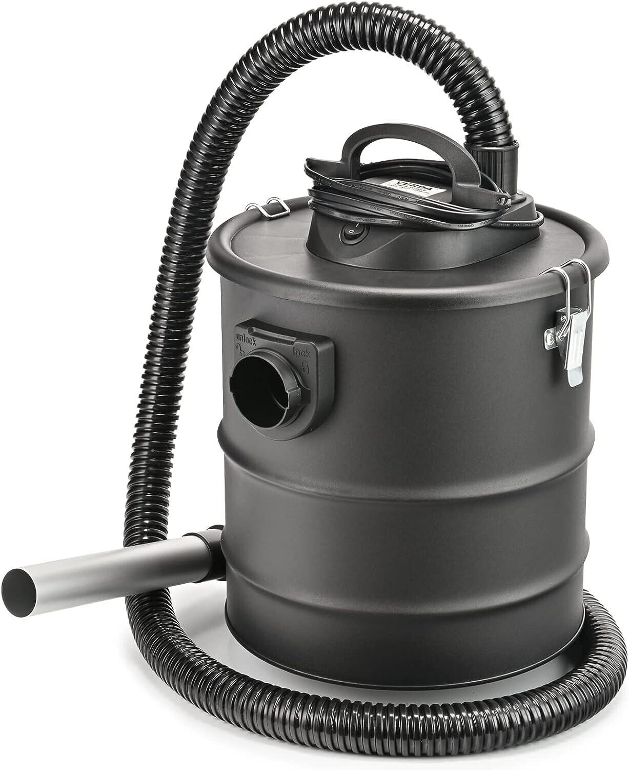Ash vacuum cleaner 20L fireplace vacuum cleaner 1650W + blowing function with DUAL filter system, Mobile vacuum ideal for cleaning fireplaces, grills, and fire pits SN2018